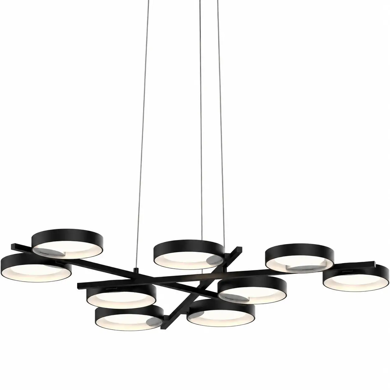SONNEMAN 2656.25W Light Guide Ring 9-Light LED Chandelier