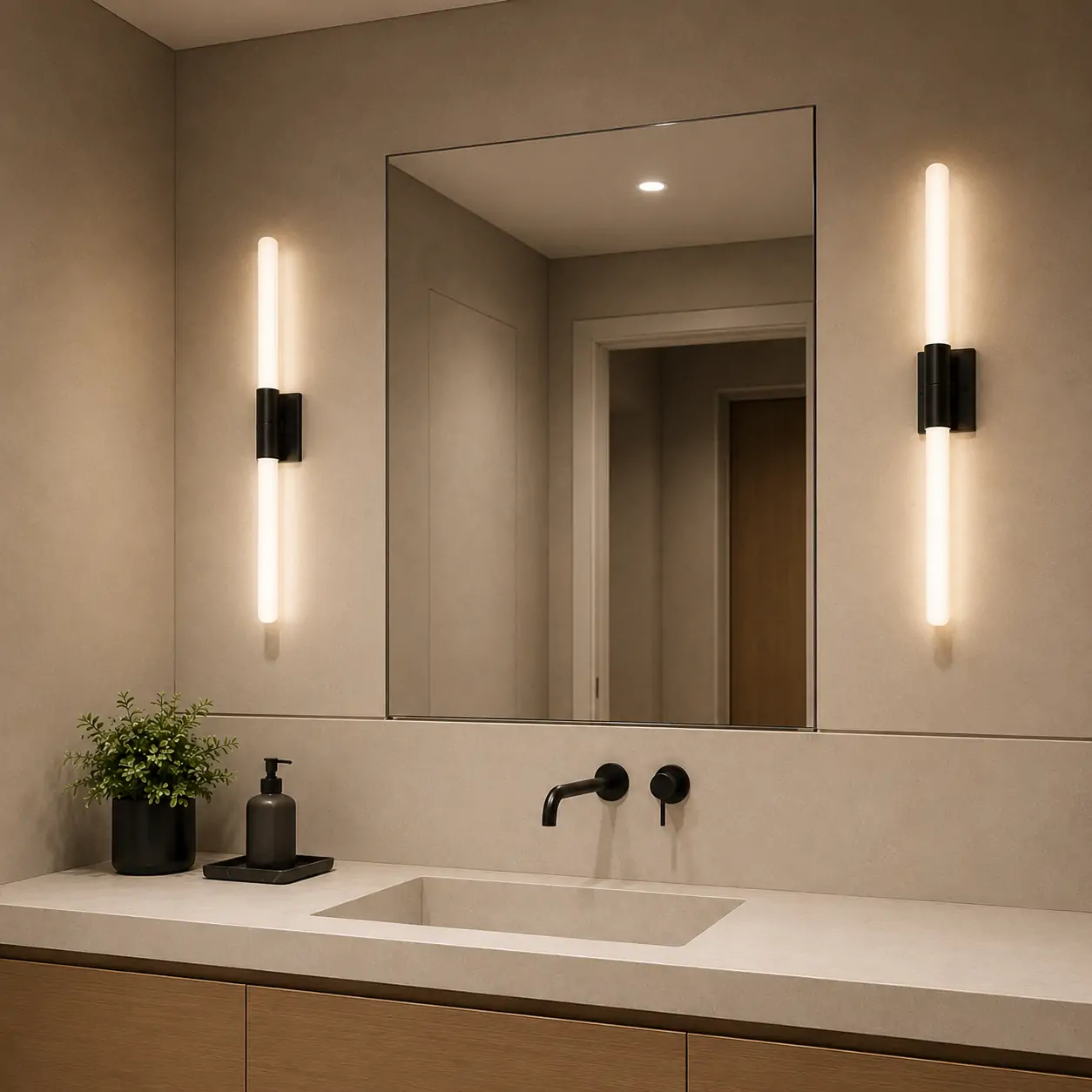 sonneman bath and vanity lights